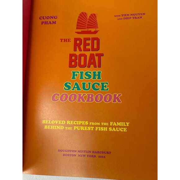 The Red Boat Fish Sauce Cookbook Cuong Pham Book Cooking Recipes Vietnamese - Picture 5 of 6